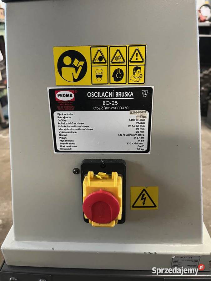 Szlifierka oscylacyjna trzpieniowa PROMA BO25 Nowa Sól