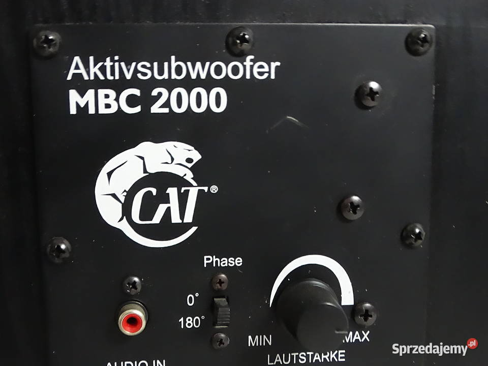 Aktywny Subwoofer CAT MBC 2000 Solidny Bas 50W