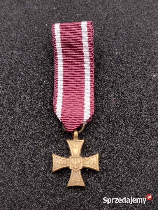 Krzyż Walecznych miniaturka Poznań sprzedam