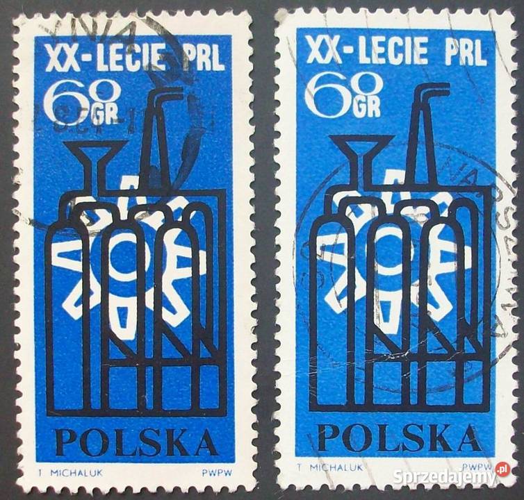 Znaczki polskie luzaki 1964 III kwartał Leźnica Wielka-Osiedle