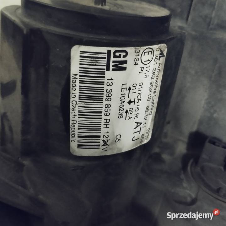 Lampa prawa przednia Opel Zafira mazowieckie sprzedam