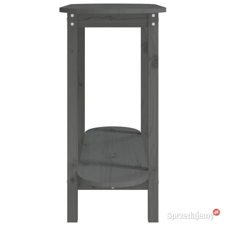 Stolik konsolowy szary 110x40x80 lite drewno sprzedam