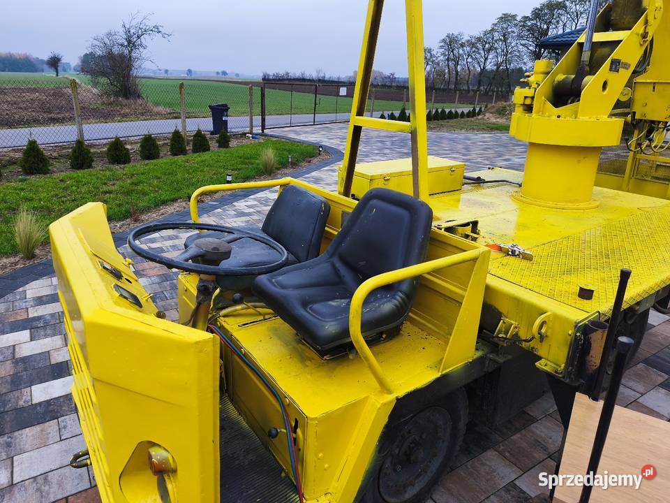 Podnośnik koszowy zwyżka Bumar P100 wózek WNA Skierniewice sprzedam