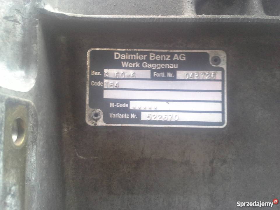 skrzynia Mercedes Atego Axor G660 Unimog części Częstochowa sprzedam