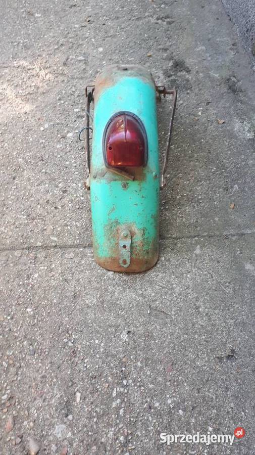 Blotnik m0664 tyl wsk zielony tylni z lampa Błotniki motocyklowe Piaseczno sprzedam