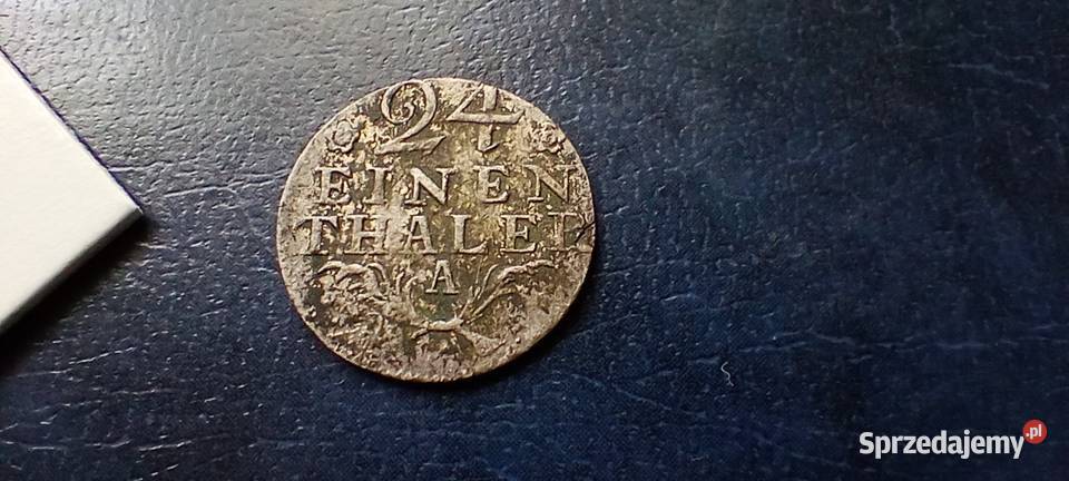 Stare monety 124 talara 1783 Niemcy srebro Numizmatyka Lesko