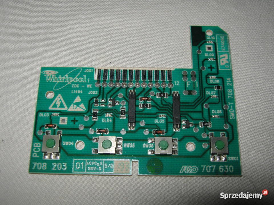 WHIRLPOOL 46197140379101 MODUŁ STEROWANIA PRALKI wolnostojące Nowy Sącz