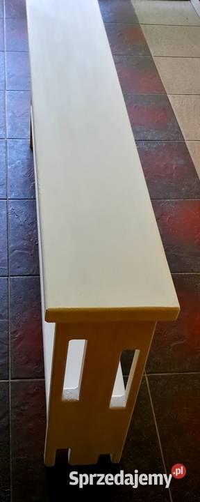 Ławka drewniana kwietnik półka regał drewniany 27cm Radków