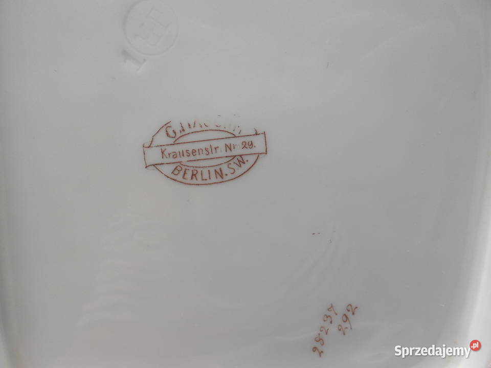 Porcelanowa miska kwadratowa GHASCHE BERLIN Raszków sprzedam
