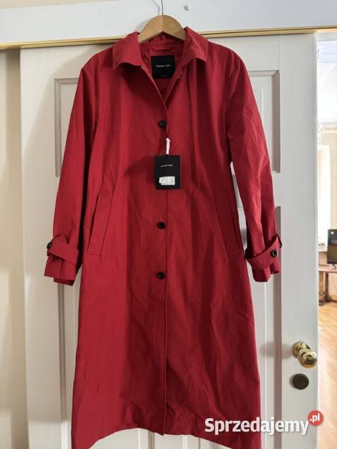 Płaszcz damski XS Massimo Dutti czerwony z Częstochowa