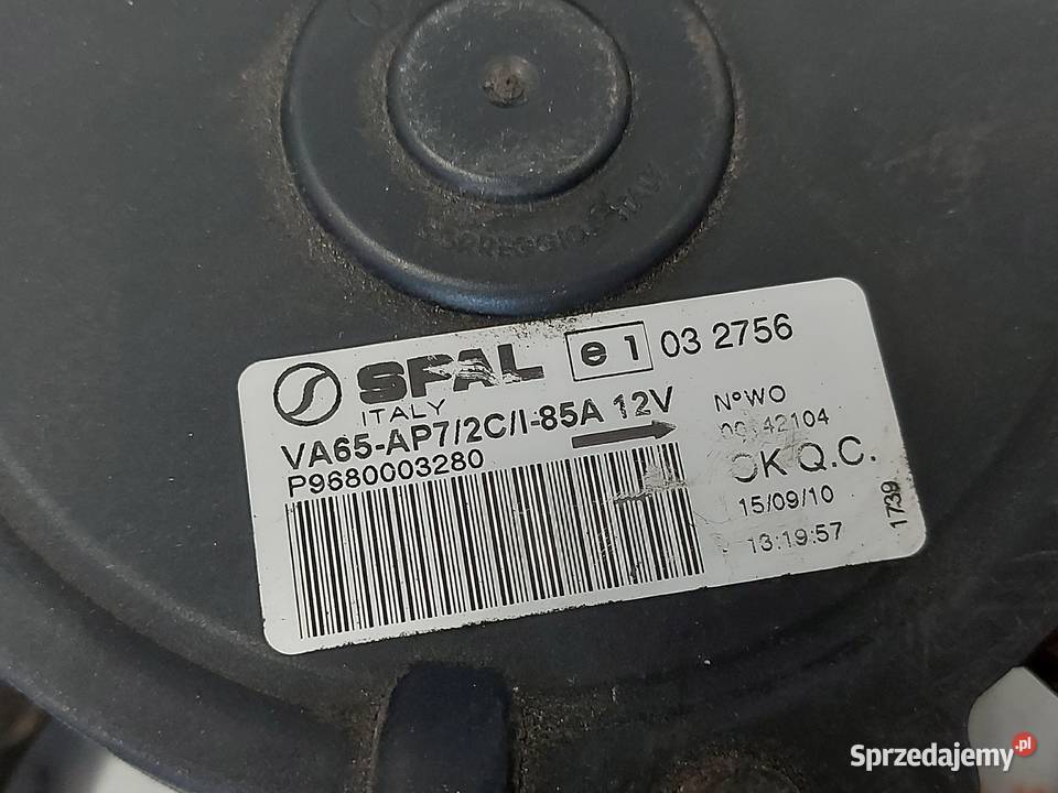 CITROEN DS3 16 THP wentylator chłodnicy osobowe Kielce sprzedam