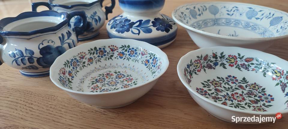 Trochę Starej porcelany GżelWłocławekCepelia Porcelana i szkło Warszawa