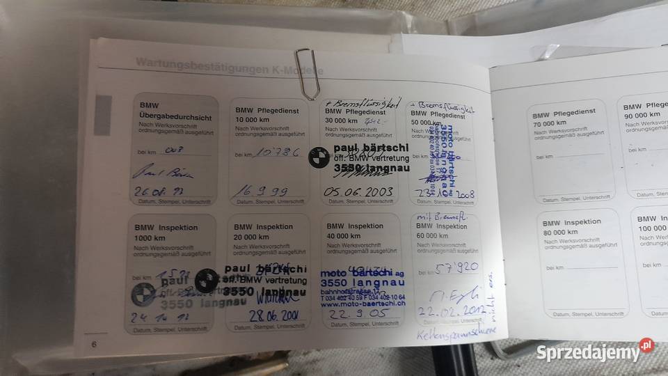 Piękne BMW K 1100 RS kufry świeże opony przegląd Pszczyna