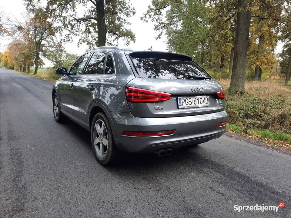 Audi Q3 quattro 20 tfsi Bogata navi led skóry wielkopolskie Gostyń