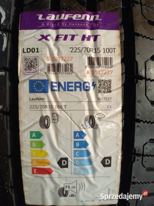 4x Opona NIEUŻYWANA CAŁOROCZNA 22570R15 LAUFEN sprzedam