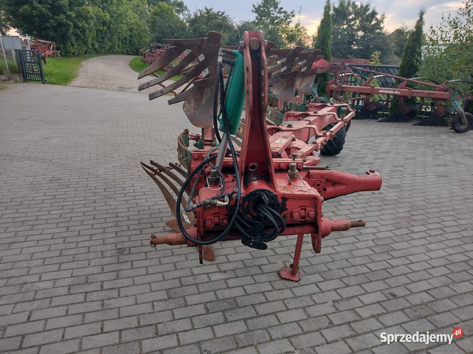 Pług 4skibowy obrotowy kverneland zabezpieczenia nieuszkodzony Sośno