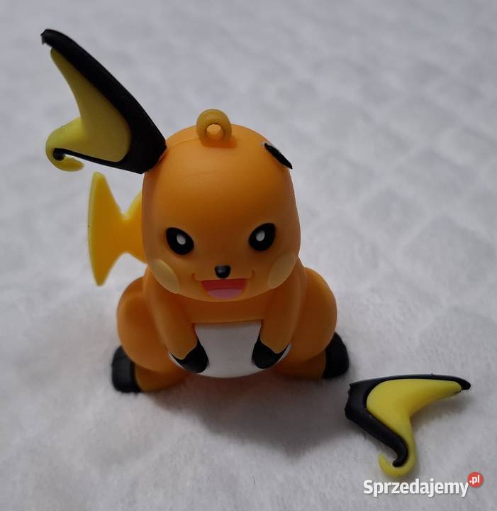 Breloczek Pokemon Raichu 3x5x65 uszkodzony Czeladź sprzedam