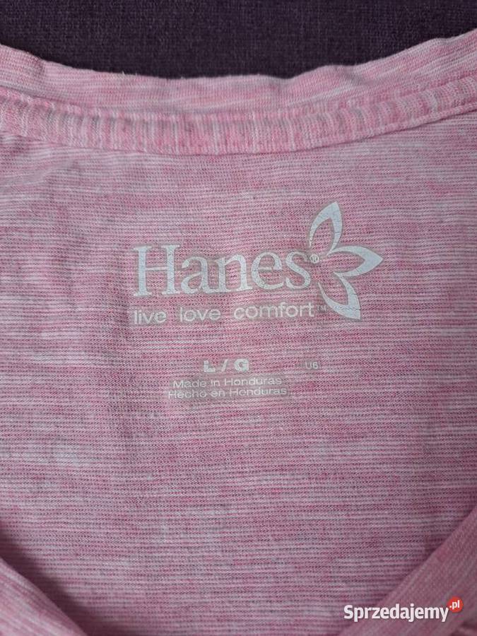 Bluzka różowa hanes Wrocław