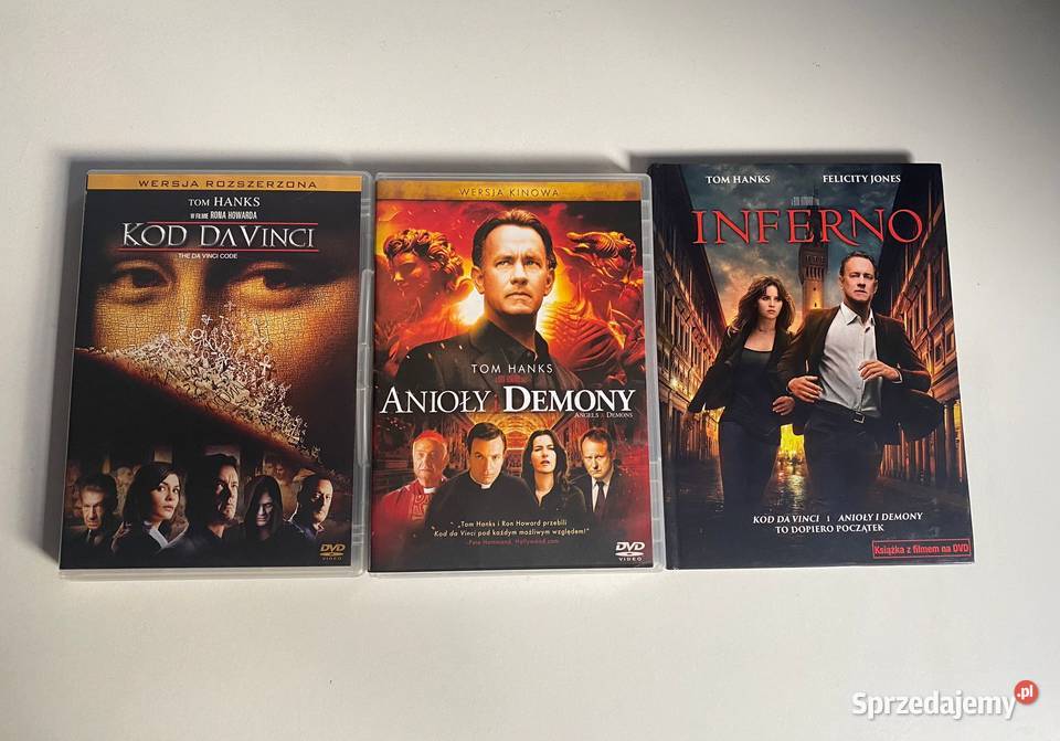 Filmy DVD Kod Da Vinci Anioły i Demony Inferno Jelenia Góra