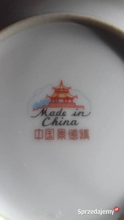 Talerzyki małe chińska porcelana 6 Bieruń