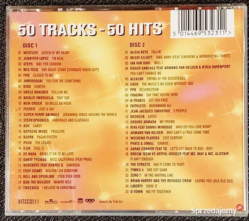 Podwójny Album 2XCD HITS 51 Największe Hity Płyty i kasety Chorzów