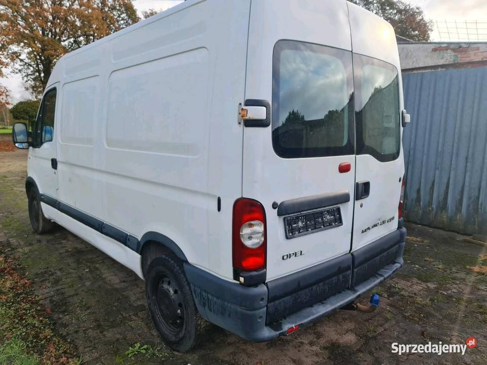 Opel movano 2009 uszkodzony 120km Kętrzyn