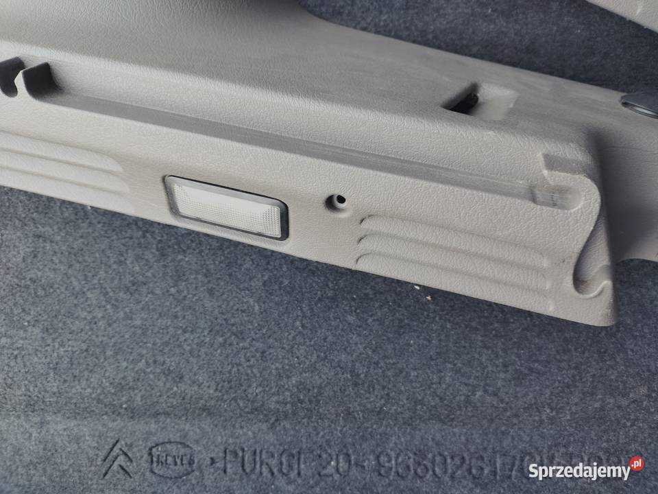 PÓŁKA TYLNA BAGAŻNIKA CITROEN XSARA PICASSO półki tylne