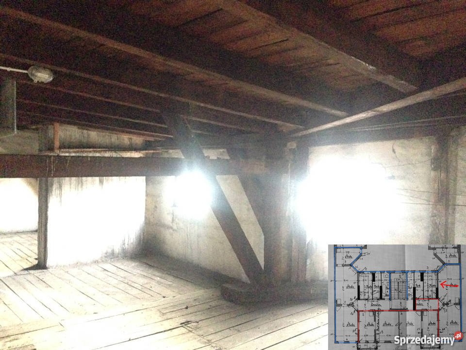 Strych do adaptacji Szczecin cegła zachodniopomorskie Szczecin