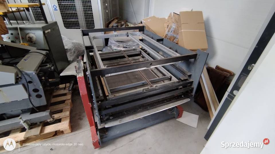 Bobst MakeReady table stół Nowy Tomyśl