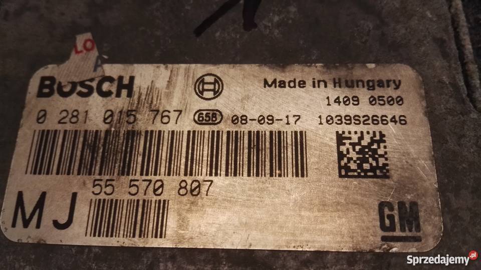 komputer sterownik opel astra h 19 cdti Sztum