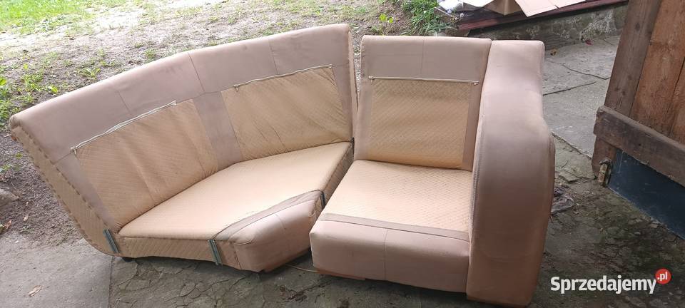 Sofa salonowa z pufą Dąbrowa Chełmińska sprzedam