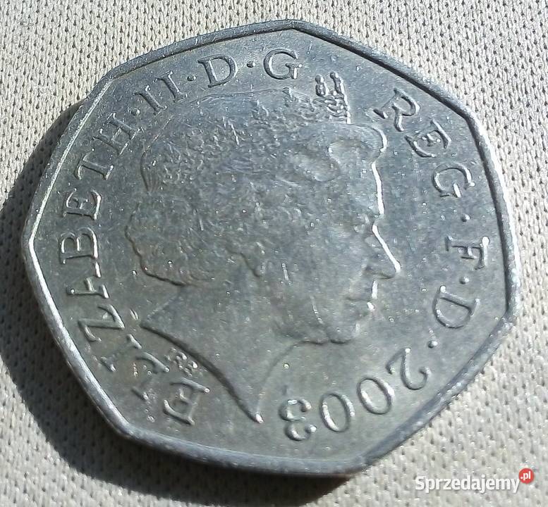 WIELKA BRYTANIA50 PENCE2003 r Numizmatyka Legionowo