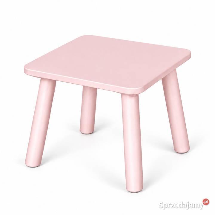 Drewniana toaletka dziecięca z lustrem LED