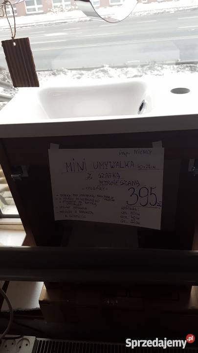 mini umywalka z szafką podwieszaną Wodzisław Śląski sprzedam