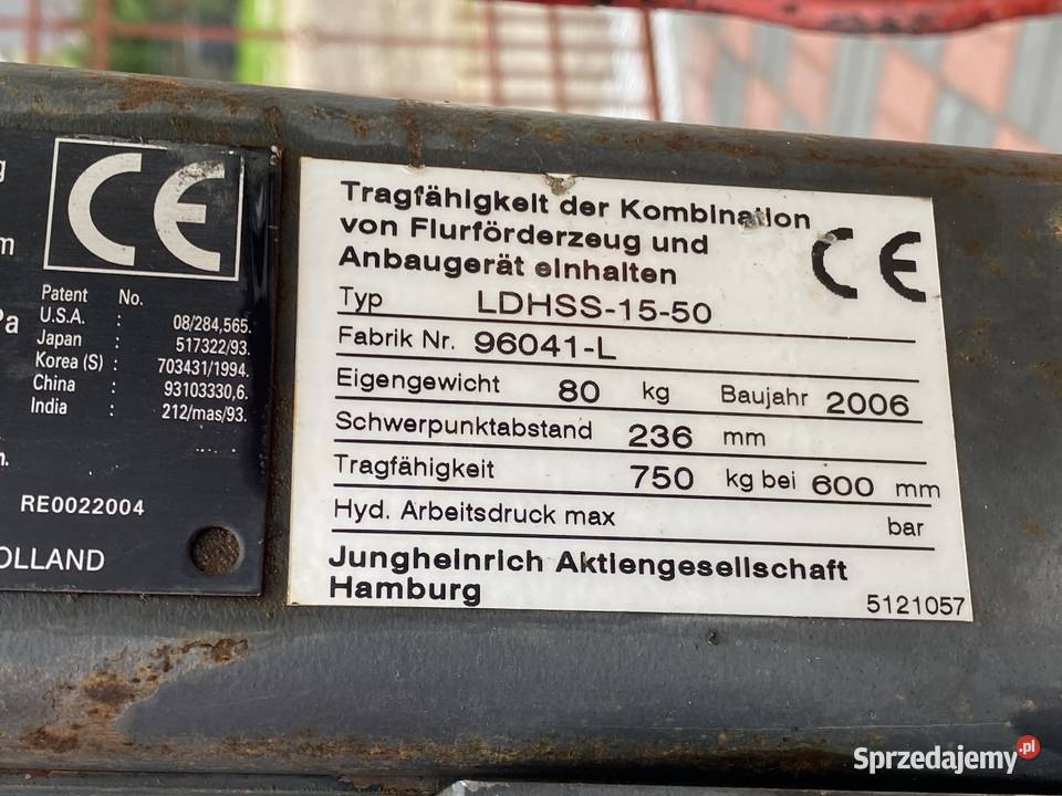 Widły Teleskopowe Przedłużki Griptech Kooi Nowy Tomyśl sprzedam
