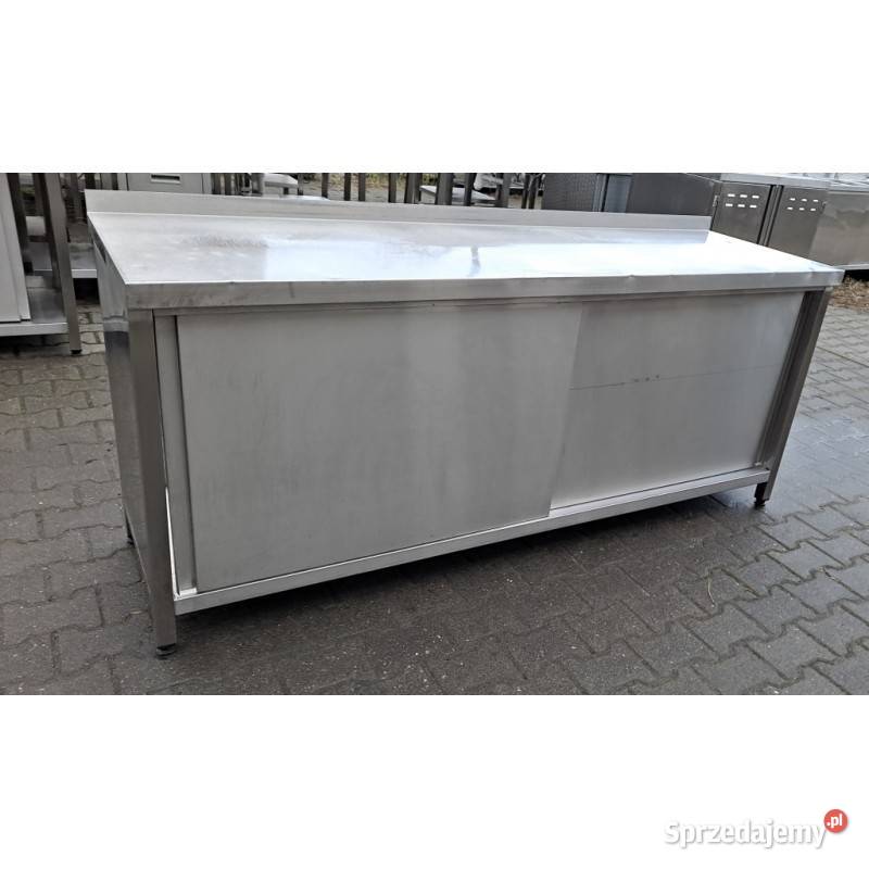 STÓŁ GASTRO Z SZAFKĄ DRZWI SUWANE 2006085 M481 wielkopolskie Nowe Skalmierzyce