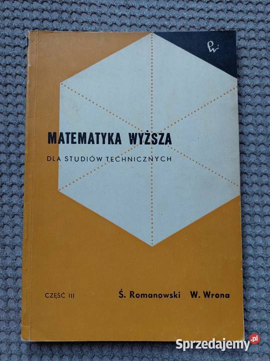 Matematyka wyższa studiów technicznych cz III Kraków