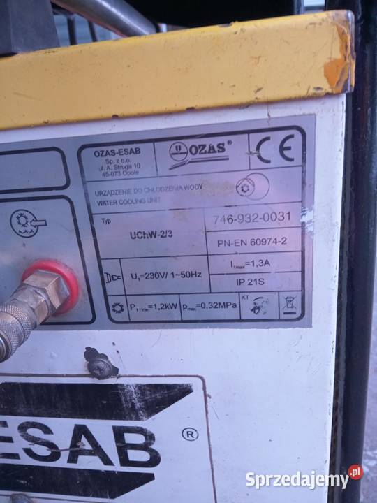 Spawarka ESAB FALTIG250 DC chłodnica UChW23 Spawarki inwertorowe Szemud