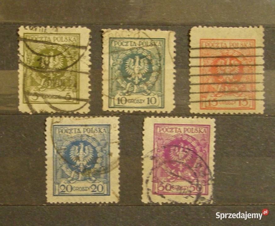 Znaczki pocztowe Polska Zestaw 131 łódzkie Łódź