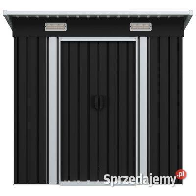 vidaXL Szopa ogrodowa antracytowa Warszawa sprzedam