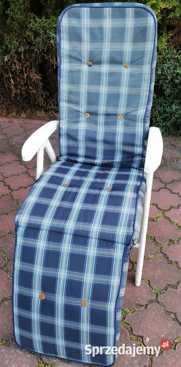 Materacyk długi na leżak krzesło fotel poduszka Garwolin