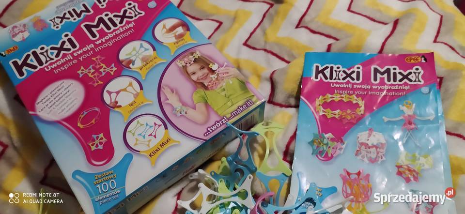 klixi mixi zestaw kreatywny 143 elementy plus Pozostałe