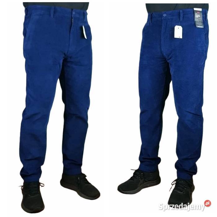 Męskie sztruksy Levis XX Chino niebieskie Levis Tarnowskie Góry