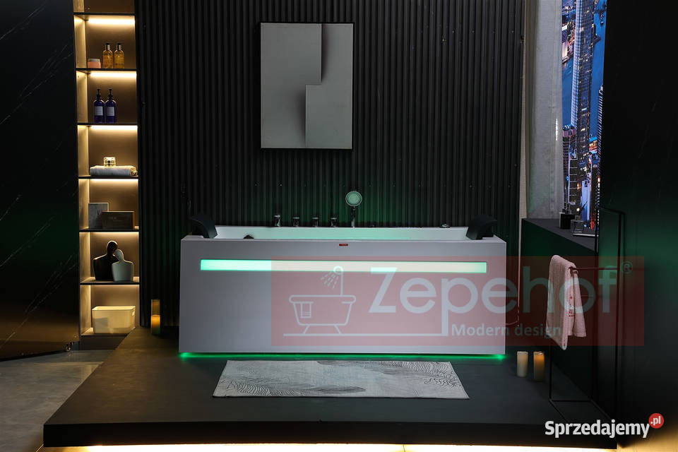 WANNA Z HYDROMASAŻEM 180x100x65DYSZE OBROTOWE podlaskie