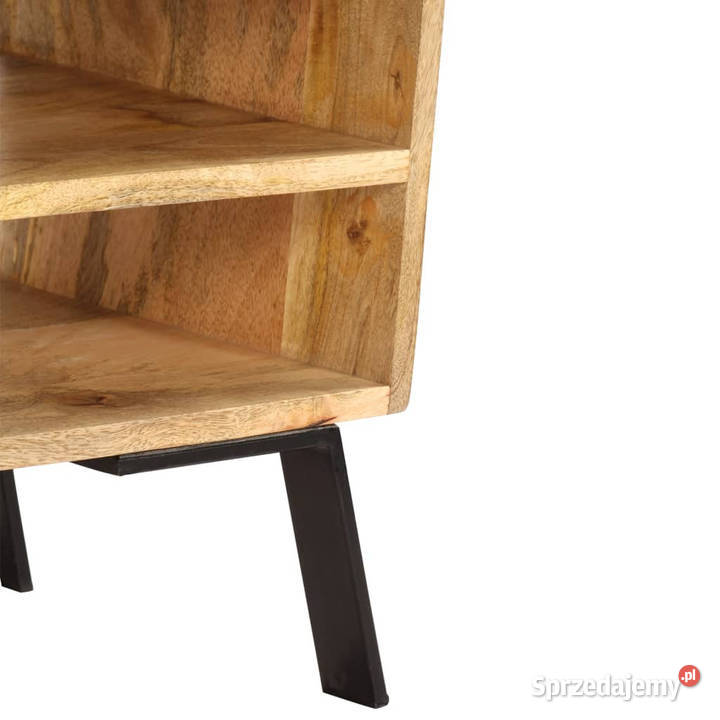 Szafka pod telewizor lite drewno mango 140 x 30 Warszawa