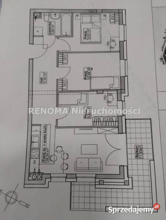 Mieszkanie Białystok 5872m2 4 pokojowe Wynajem