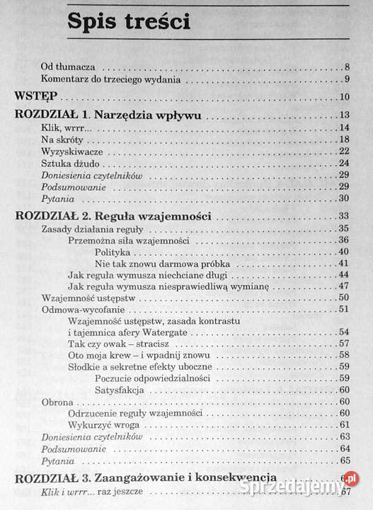 Wywieranie wpływu na ludzi Teoria i praktyka Rok wydania 1999 Chełm sprzedam