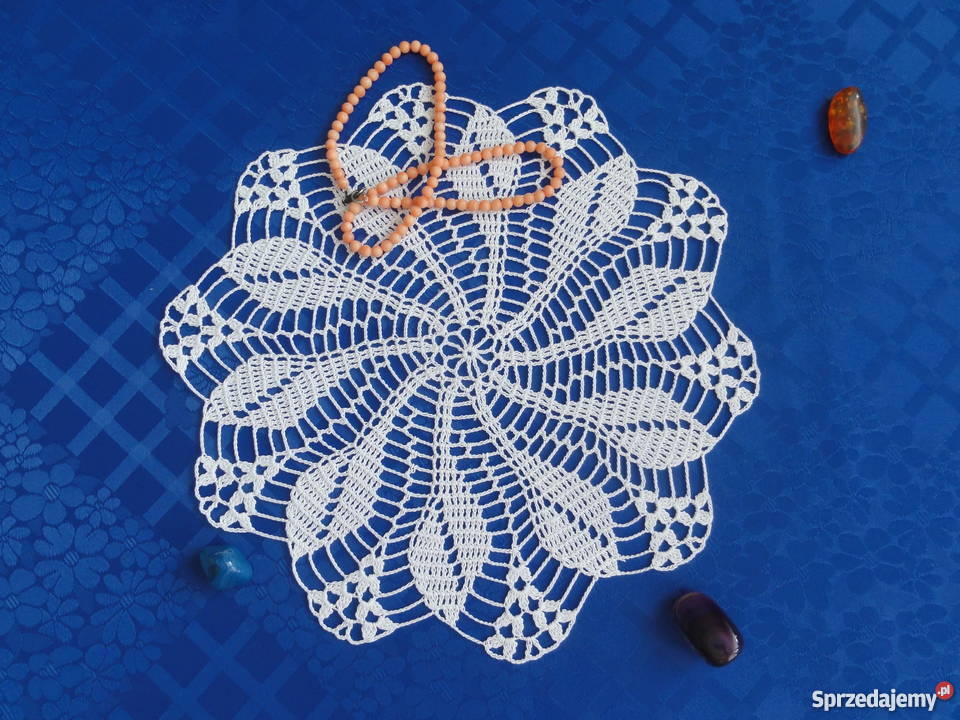 Serwetki na szydełku rękodzieło ręcznie robione