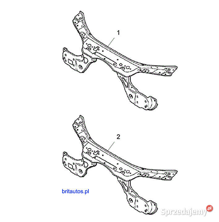 PAS PRZEDNI FRONT BULKHEAD ROVER 75 MG ZT osobowe Poznań