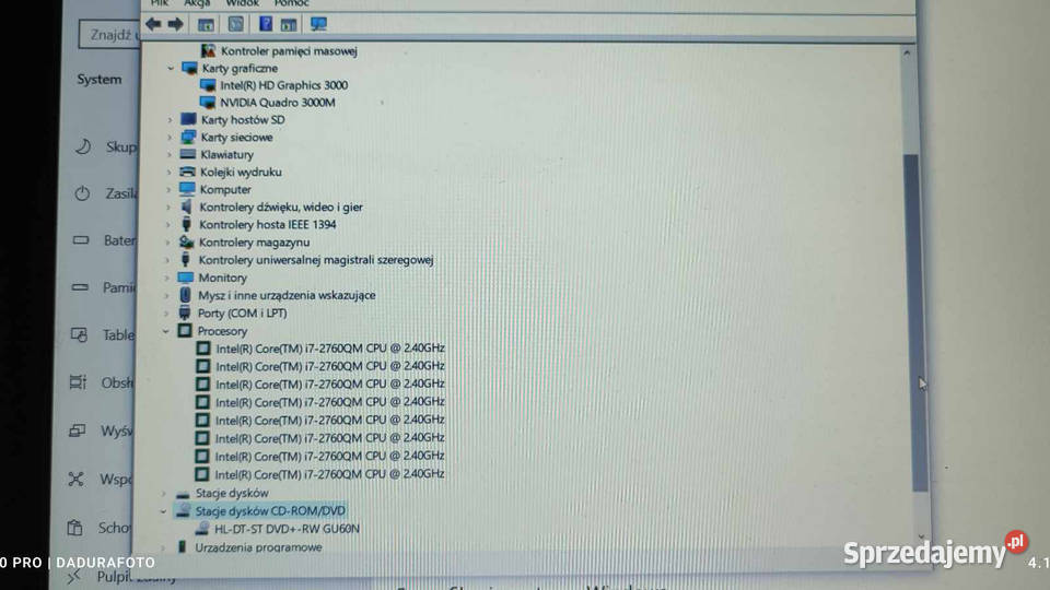 Laptop Dell Precision M6600 173 Intel Core i7 1920 x 1080 Suwałki